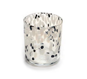 Large Dalmatian Print Candle