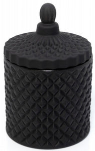 Matte Black Geo Candle